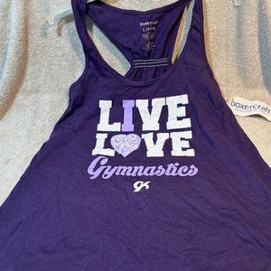 GK LIVE LOVE Gymnastics Tank Top